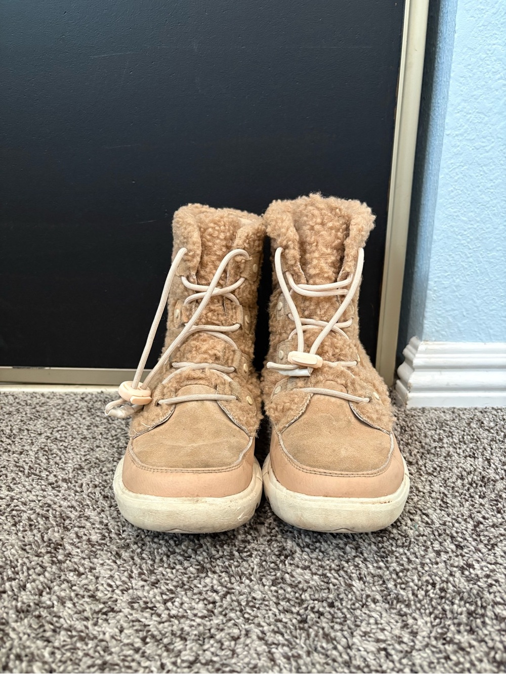 Sorel Kids Tan Sherpa Water Shoes
